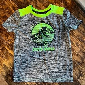 Jumping Beans Gray and Neon Green Jurassic World Tee